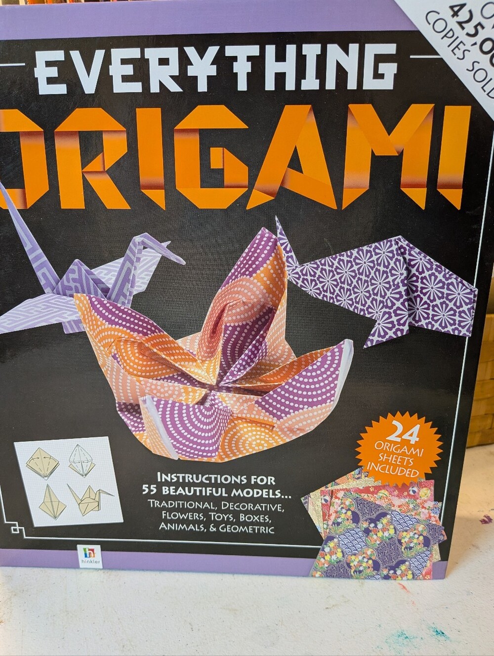 Everything Origami Book with Paper